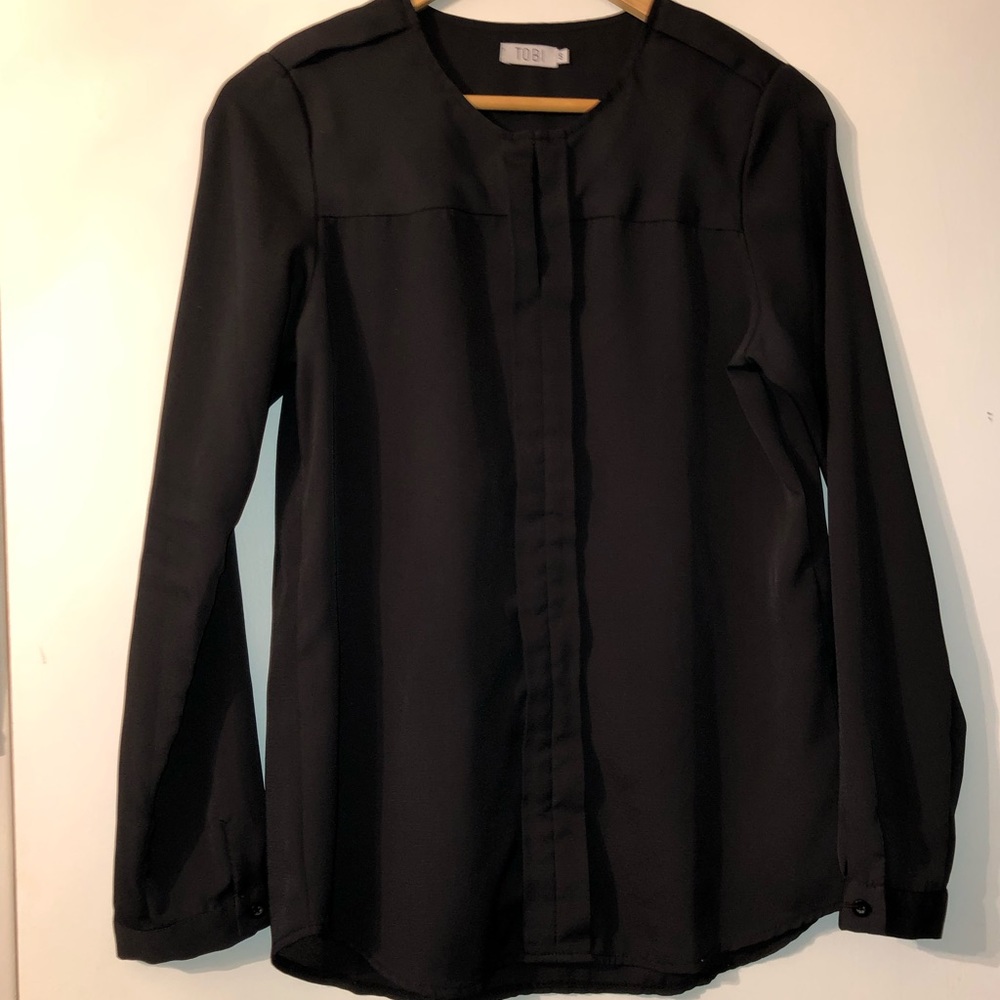 Navy Blue Blouse